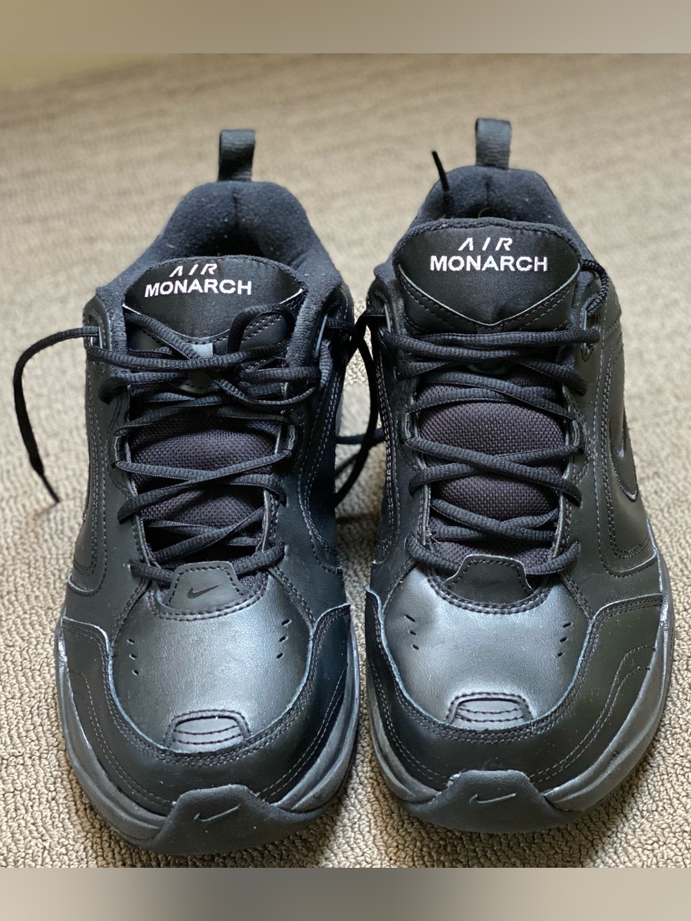 Nike Air Monarch Men's Black Sneakers